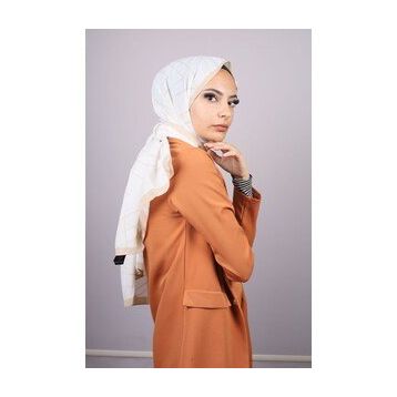 Moda Kaşmir Renk-04 Karamel Serisi Medine İpeği Şal