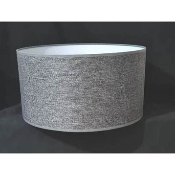 MODA35 Gri 30 cm Silindir Kumaş Lambader Başlığı