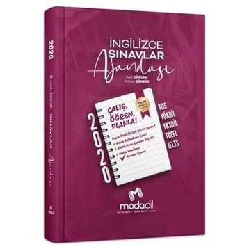 Modadil Yayınları İngilizce Sınavlar Ajandası