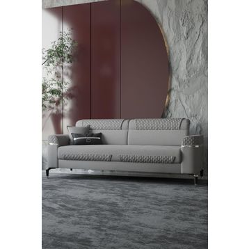 Modalife Veyron Gri Üçlü Yataklı Kanepe