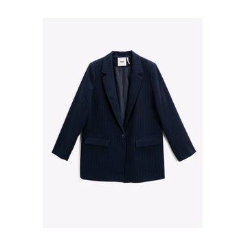 Modalinepark Çizgili Blazer Kadın Ceket