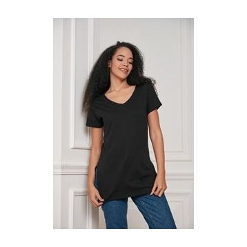 Modalinepark V Yaka Basic Kadın T-shirt