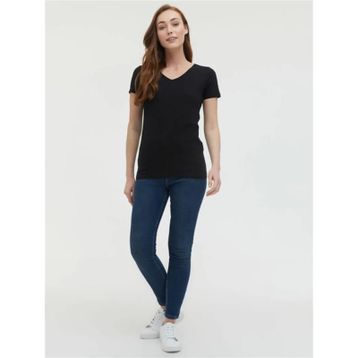 Modalinepark V Yaka Basic Kadın T-shirt