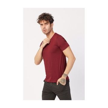 Modalinepark V Yaka Basic Kadın T-shirt