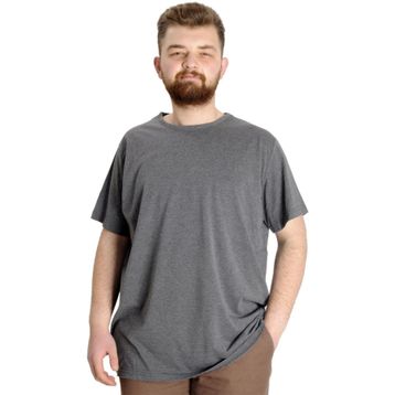 Mode XL 20031 Antramelanj Erkek Basic T-Shirt