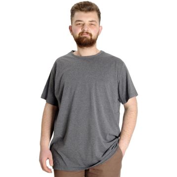 Mode XL 20031 Antramelanj Erkek Basic T-Shirt