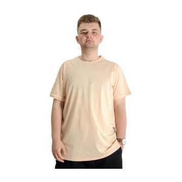 Mode XL 20031 Bej Bisiklet Yaka Basic Erkek T-Shirt