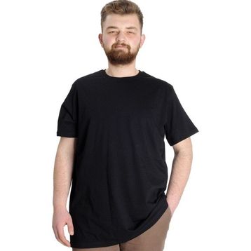 Mode XL 20031 Siyah Bisiklet Yaka Basic Erkek T-Shirt