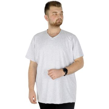 Mode XL 20032 Grimelanj V Yaka Basic Erkek T-Shirt