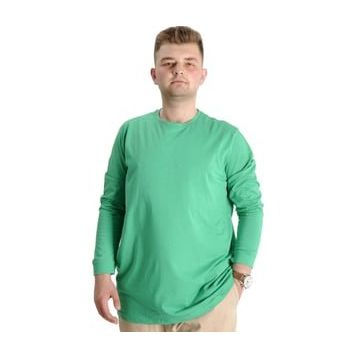 Mode XL 20103 Yeşil Manşetli Uzun Kol Erkek T-Shirt