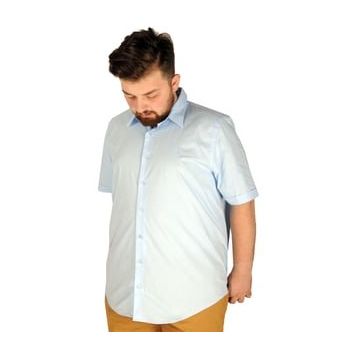 Mode XL 20353 Mavi No Pocket Lycra Poplin Erkek Gömlek