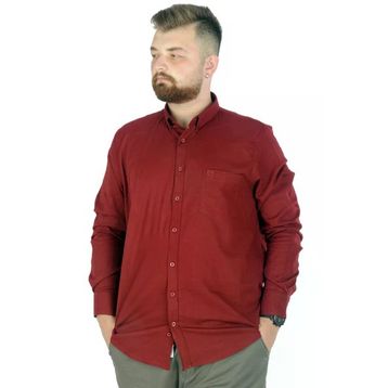 Mode XL 20386 Bordo Erkek Gömlek