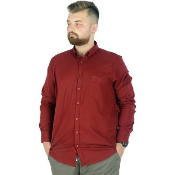 Mode XL 20386 Bordo Erkek Gömlek