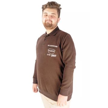 Mode XL 20443 Kahverengi Erkek Sweatshirt