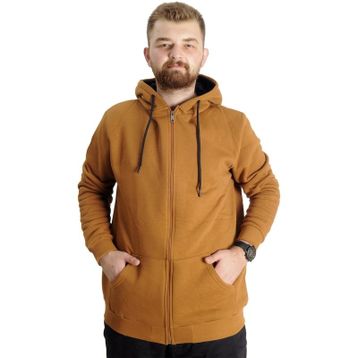 Mode XL 20543 Camel Kapüşonlu Erkek Sweatshirt