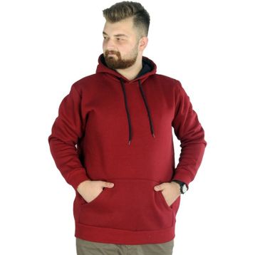 Mode XL 20562 Bordo Erkek Sweatshirt