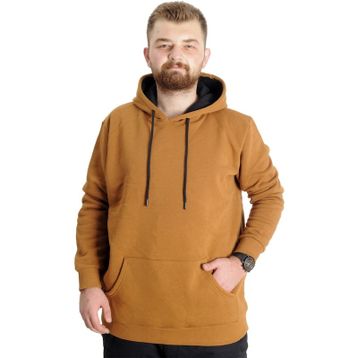 Mode XL 20562 Camel Kapüşonlu Erkek Sweatshirt