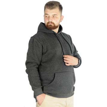 Mode XL 20562 Mürdüm Kapüşonlu Erkek Sweatshirt