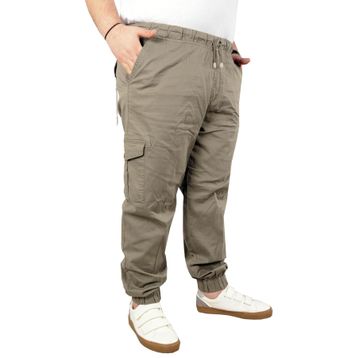 Mode XL 21911 Valencia Bej Keten Kargo Erkek Jogger Pantolon