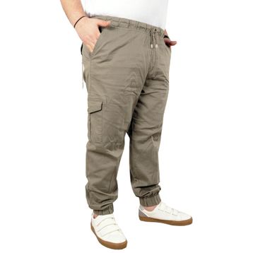 Mode XL 21911 Valencia Bej Keten Kargo Erkek Jogger Pantolon