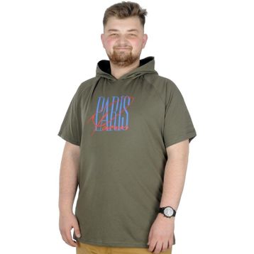 Mode XL 22174 Paris Haki Erkek T-shirt