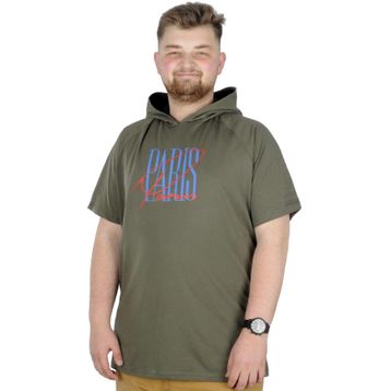 Mode XL 22174 Paris Haki Erkek T-shirt