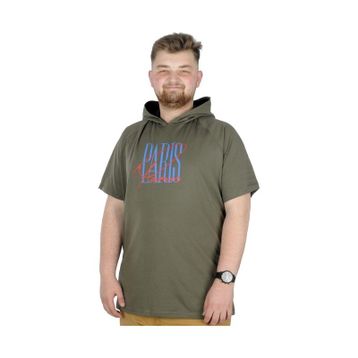 Mode XL 22174 Paris Haki Erkek T-shirt