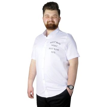 Mode XL 22364 Beyaz Erkek Gömlek