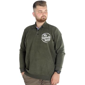 Mode XL 22441 Haki Erkek Sweatshirt