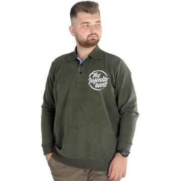 Mode XL 22441 Haki Erkek Sweatshirt