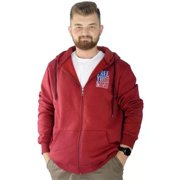 Mode XL 22536 Bordo Erkek Sweatshirt