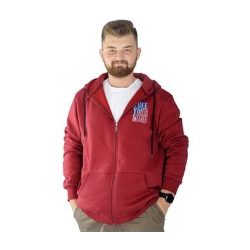 Mode XL 22536 Bordo Erkek Sweatshirt