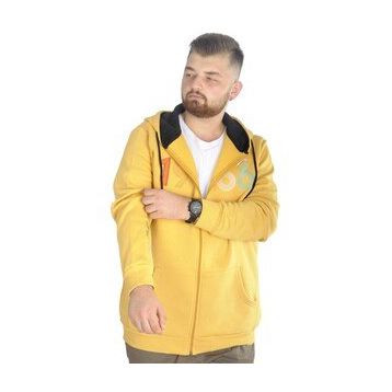 Mode XL 22537 Hardal Erkek Sweatshirt