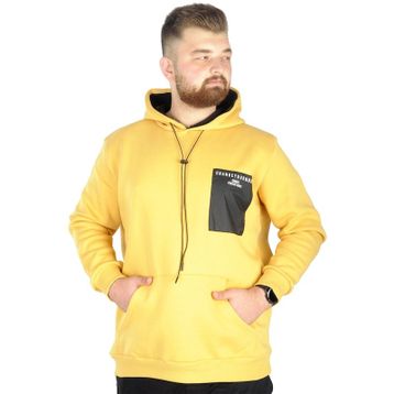 Mode XL 22540 Hardal Erkek Sweatshirt