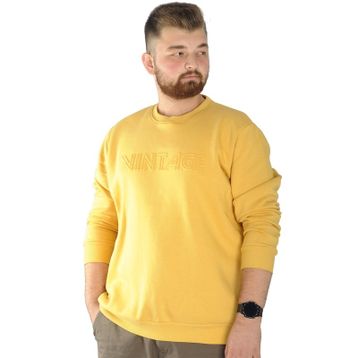 Mode XL 22543 Hardal Erkek Sweatshirt