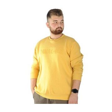 Mode XL 22543 Hardal Erkek Sweatshirt