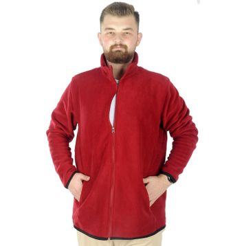 Mode XL 22550 Bordo Polar Erkek Hırka