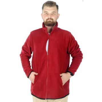Mode XL 22550 Bordo Polar Erkek Hırka