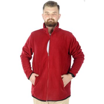 Mode XL 22550 Bordo Polar Erkek Hırka