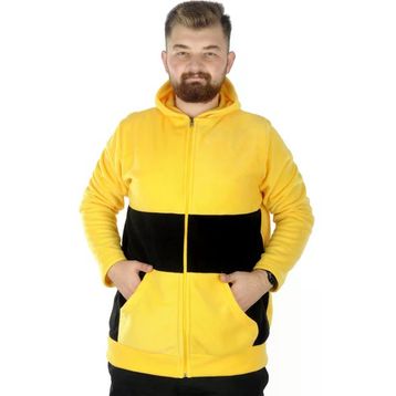 Mode XL 22554 Hardal Erkek Hırka