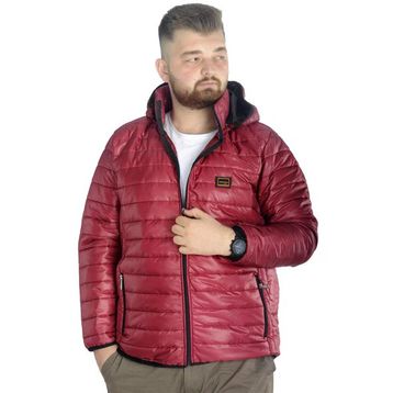 Mode XL 22602 Bordo Kapitone Erkek Mont