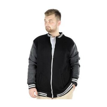 Mode XL 22618 Siyah Büyük Beden Kolej Erkek Mont