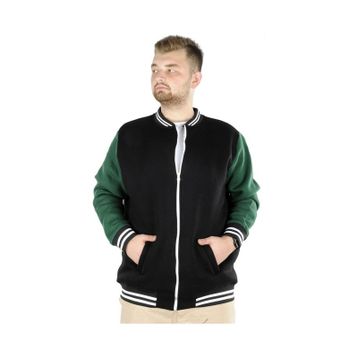 Mode XL 22618 Siyah Büyük Beden Kolej Erkek Mont