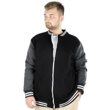 Mode XL 22618 Siyah Büyük Beden Kolej Erkek Mont