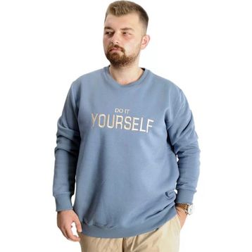 Mode XL 23168 Mavi Erkek Sweatshirt