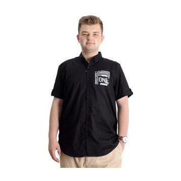 Mode XL 23307 One City Siyah Gabardin Erkek Gömlek