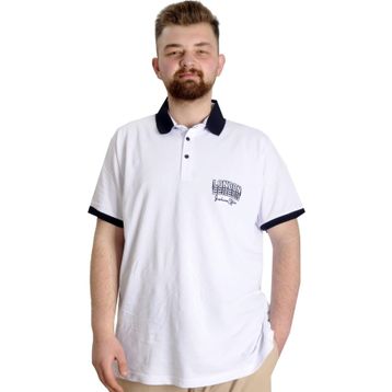 Mode XL 23350 London Beyaz Erkek Polo T-Shirt