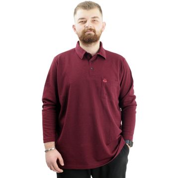 Mode XL 23449 Waffle Bordo Erkek Sweatshirt
