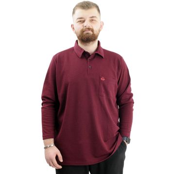 Mode XL 23449 Waffle Bordo Erkek Sweatshirt