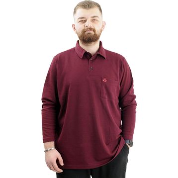 Mode XL 23449 Waffle Bordo Erkek Sweatshirt